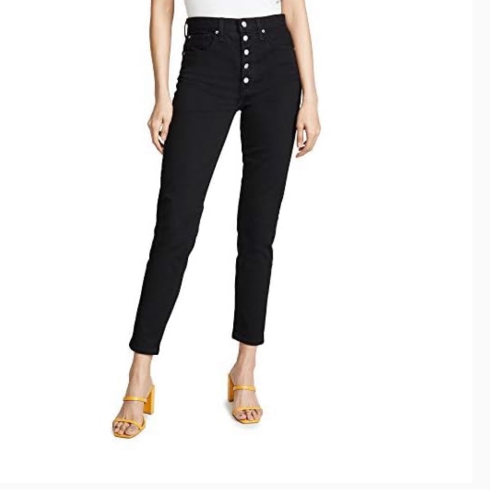 NWT JOE’S Jeans Danielle High Rise Vintage Straight Jeans,Black,Size 26